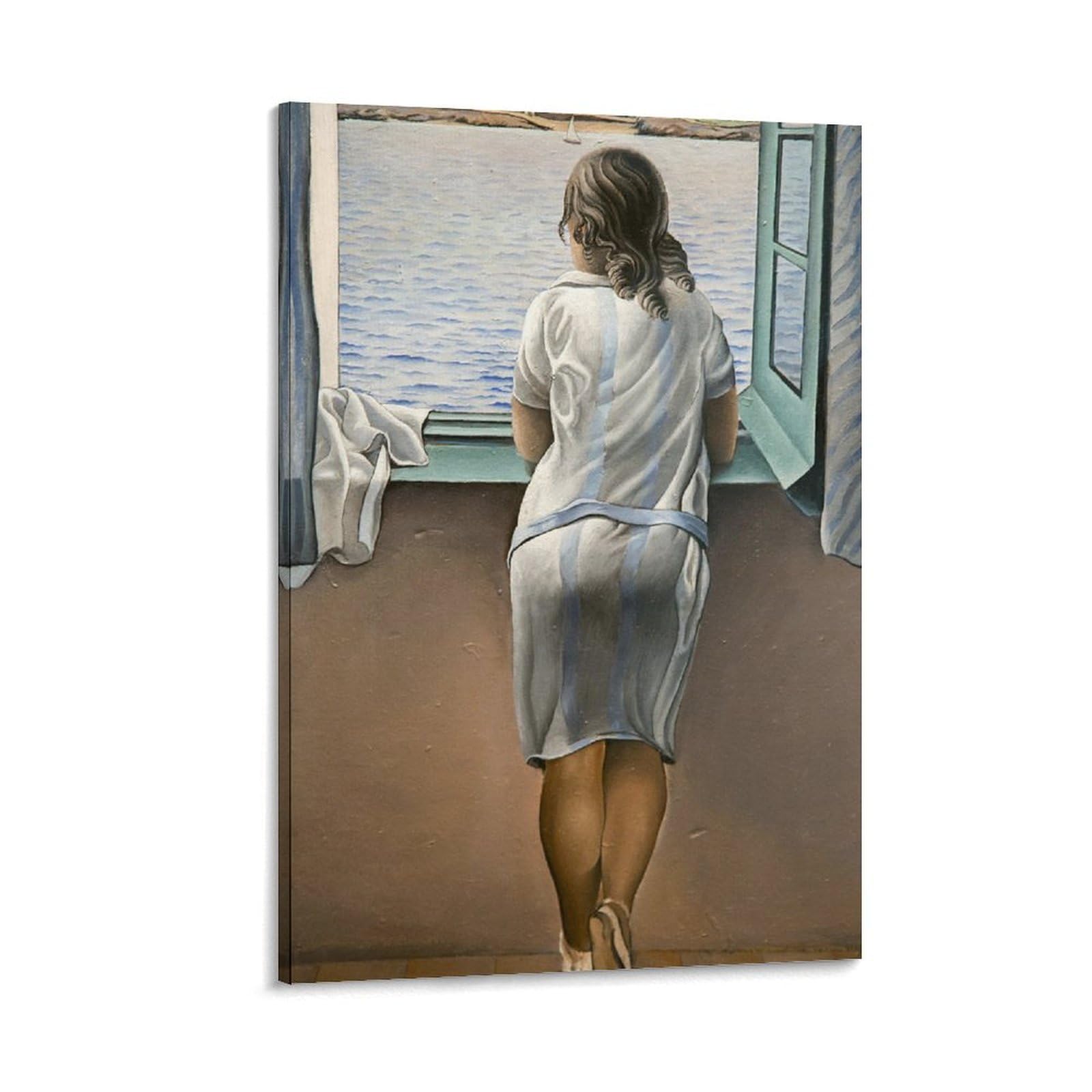 Amazon.co.jp: サルバドール・ダリ「窓辺の少女」装飾 キュビスム