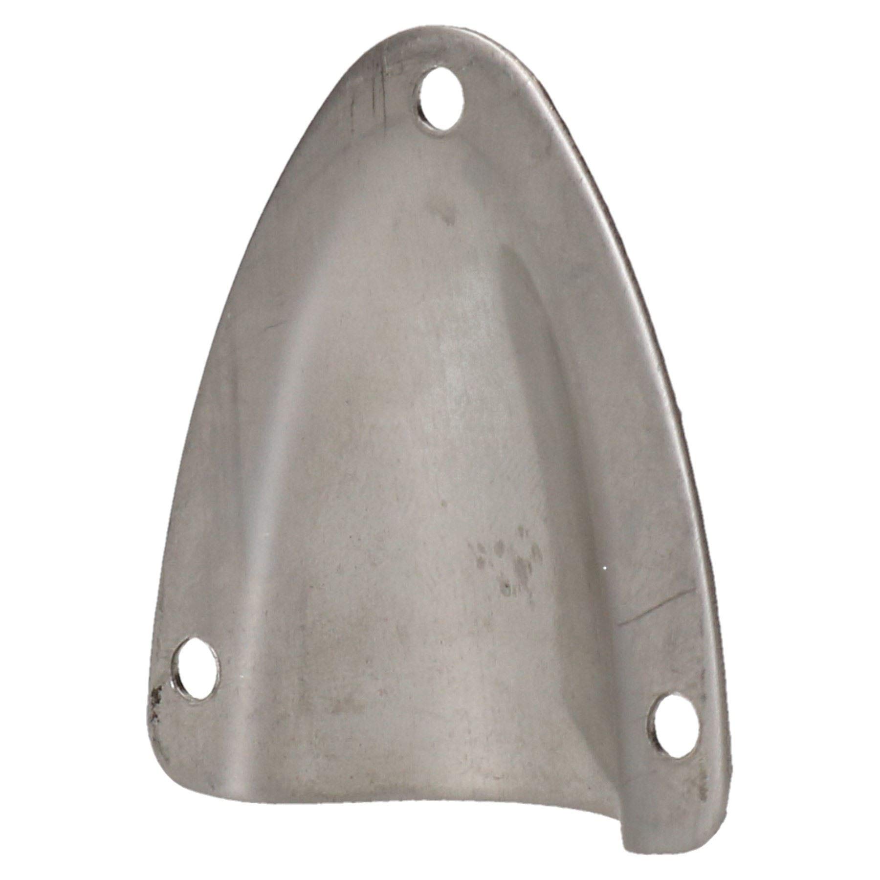 AB Tools Air Vent Scoop Drain Cover Shell Shaped Polished Stainless Steel 45mm 2PK