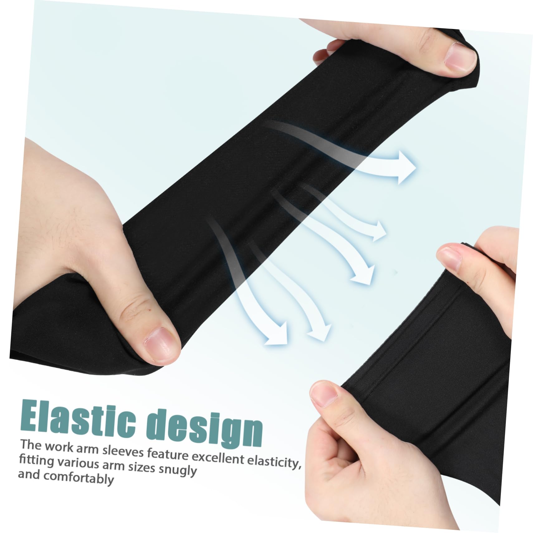 ibasenice Mangas de Brazo Transpirable Hombre Mujer Talla M Negro Protección Solar UV 2 Piezas Baloncesto Ciclismo