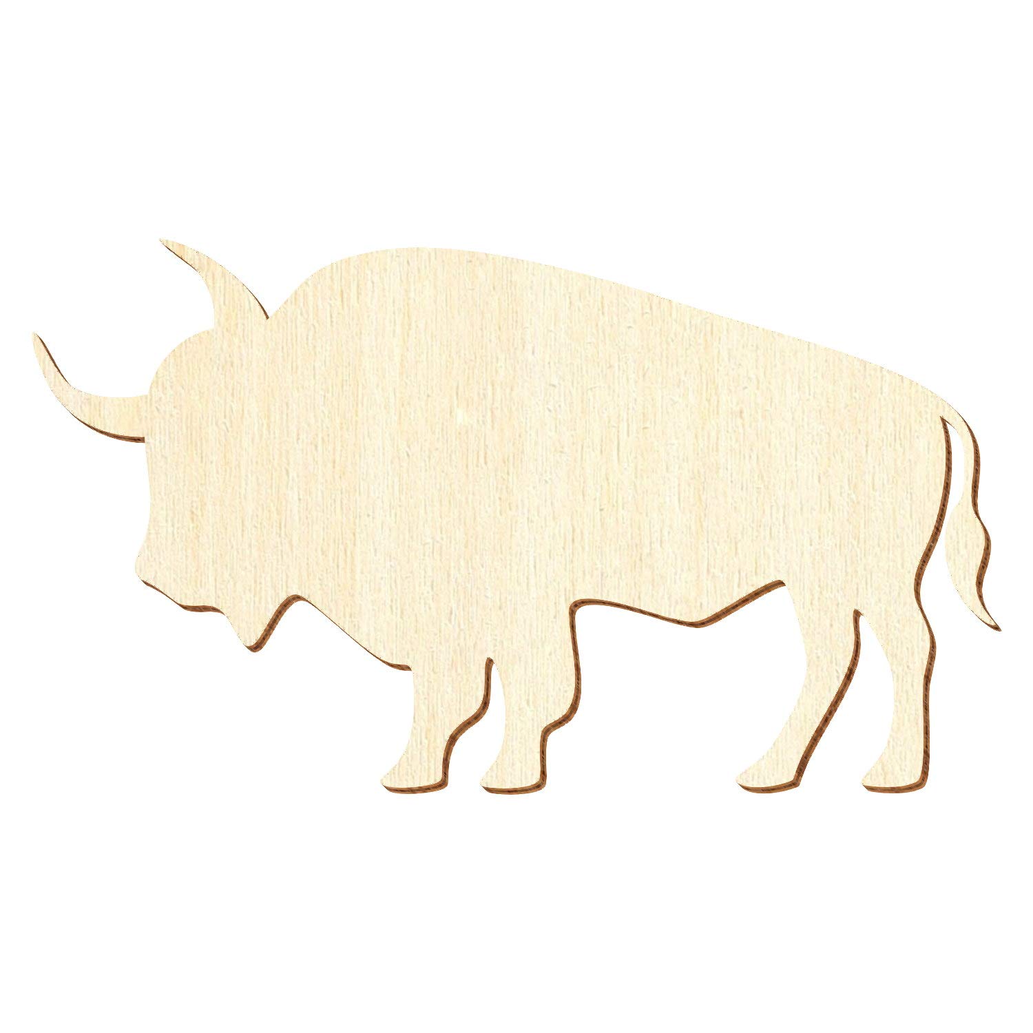 Madera de búfalo – 3 – 50 cm de ancho – Decoración para manualidades, tamaño: 21 cm, paquete con 25 unidades