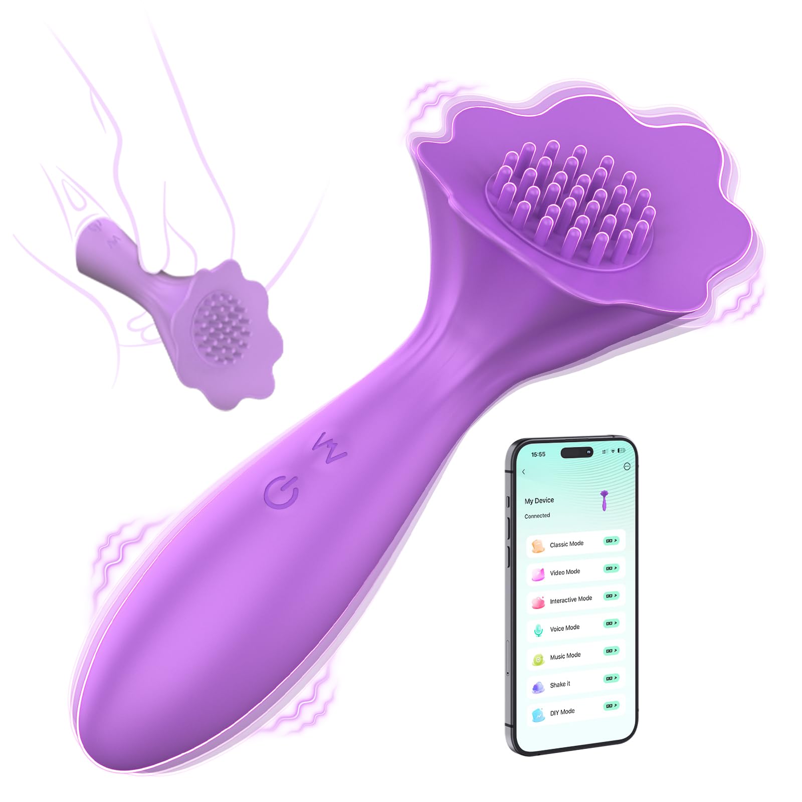 Adult Clitoral Vibrator Couples Vibrator G-spot Vibrating Massager 10 Vibration Modes stimulates The Female Clitoris and Nipples a
