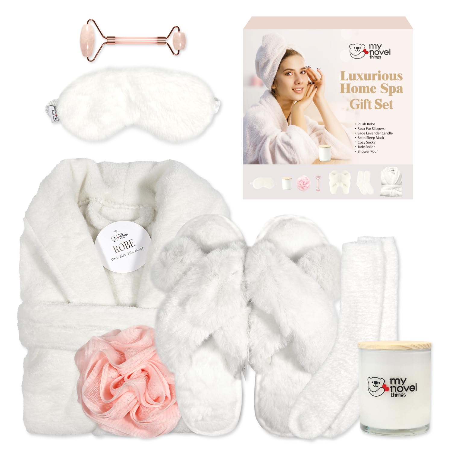Amazon.com : my novel things Birthday Gifts for Women, Bathrobe