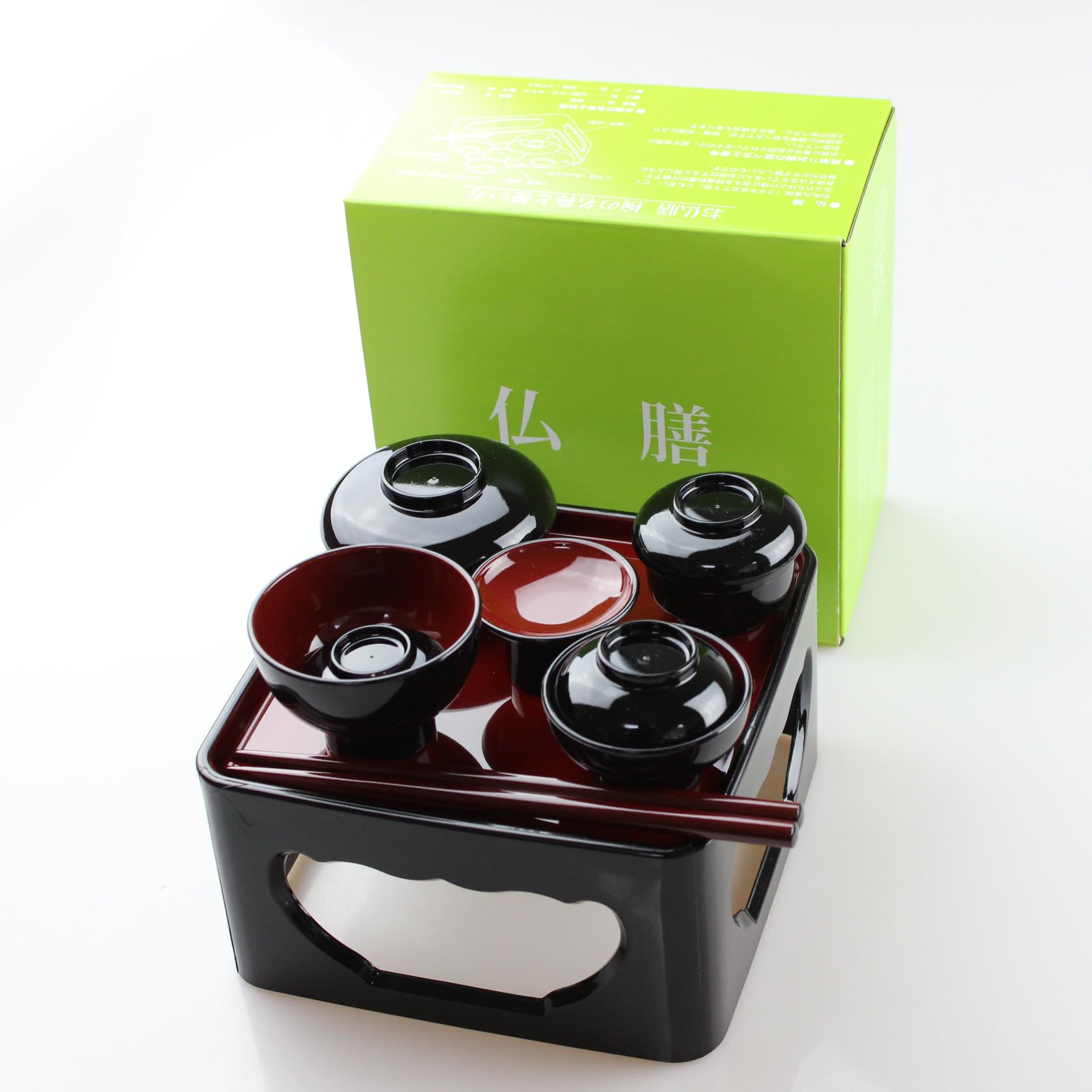 Amazon｜藤代工芸 国産 仏器膳 霊供膳 漆器 永峰 食洗機対応(椀