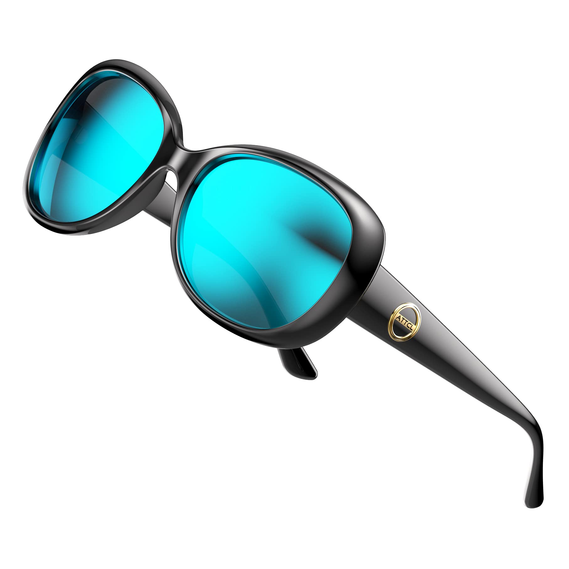 ATTCLWomens Classic Polarized Sunglasses for Women Trendy Oversized Sunglass with UV Protection