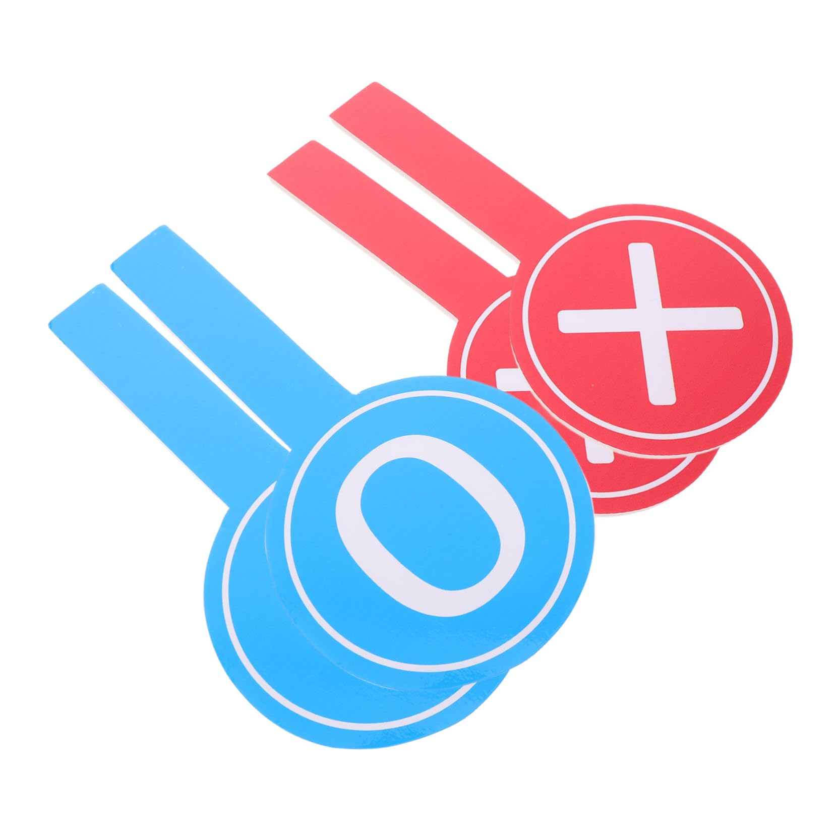 OFFSCH 4pcs Classroom Voting Paddles Hand Holding Score Boards for Quick Judging