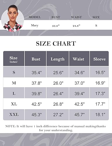 Miniatura 5 de LURANEE Camiseta de golf para mujer, de secado rápido, manga 34, 2 botones, polo, para entrenamiento, UPF 50+, tallas S-2XL