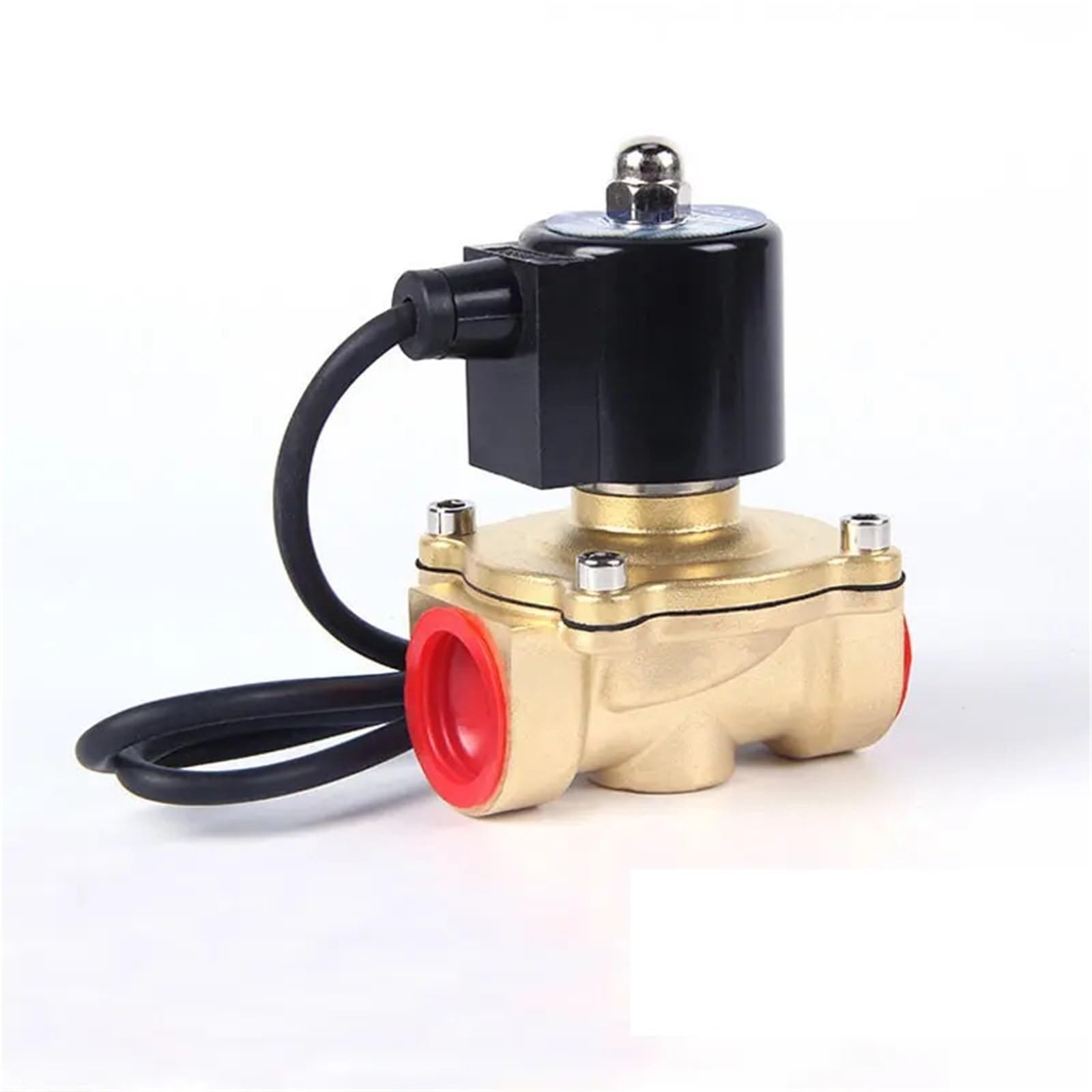 JNVFTCUX DC24V AC110V AC220V Waterproof Electric Solenoid Valve DN20 DN25 DN35(DN35,Onecolor)