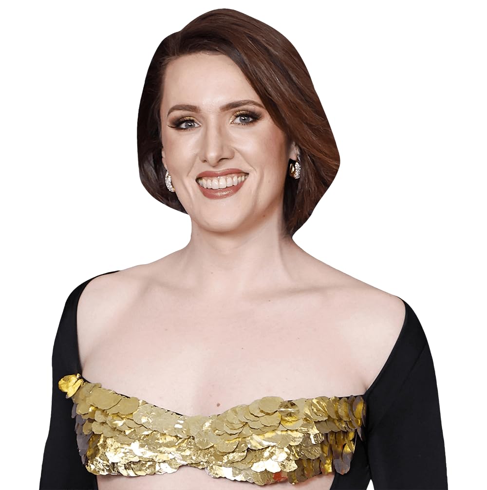 Celebrity Cutouts Lifelike Abigail Thorn (Black Dress) Half Body Buddy Cutout