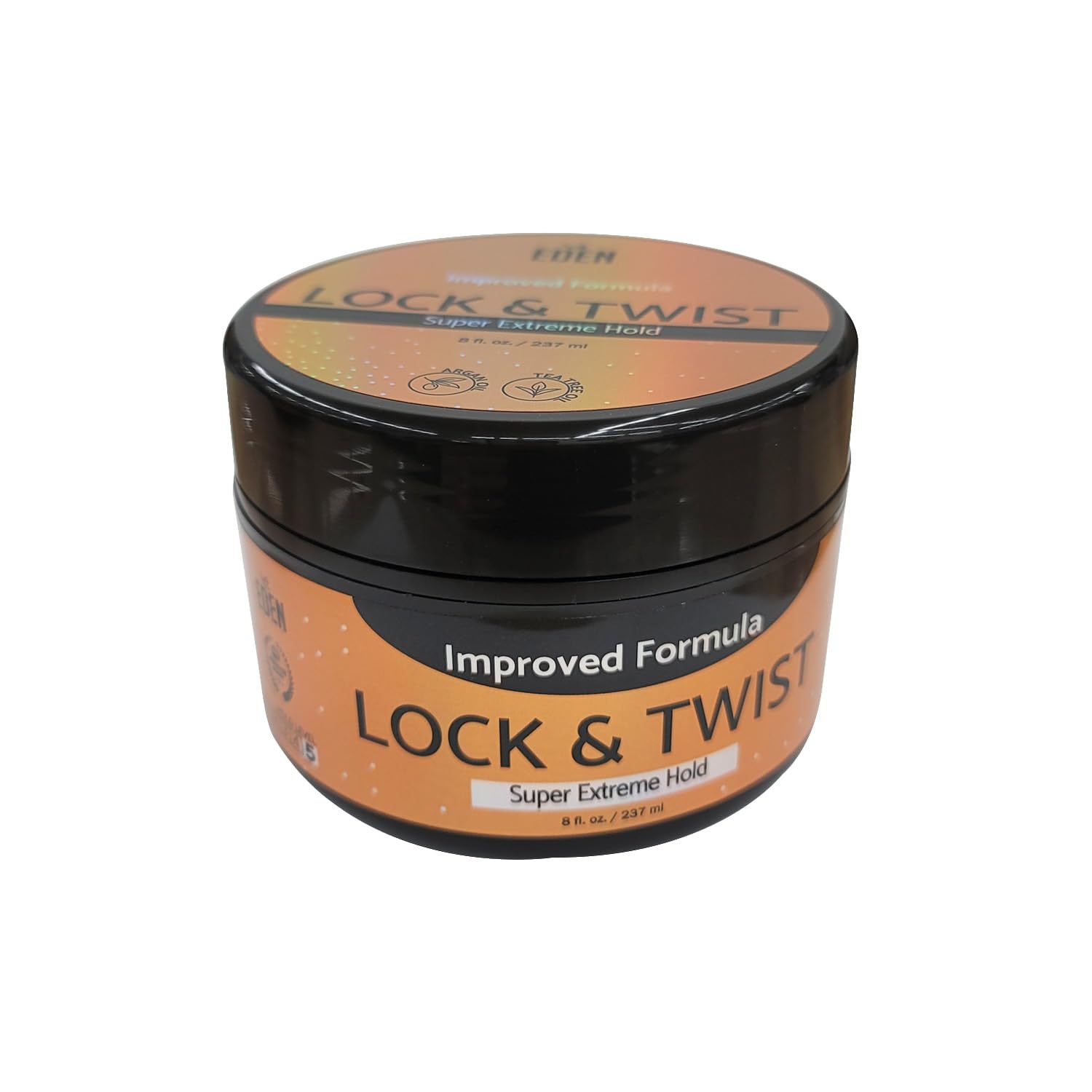 EDEN Lock and Twist Super Extreme Hold Pomade for Faux Locs, Dreadlocks, Microlocks, and Interlocks (8 fl. oz. (237 ml))