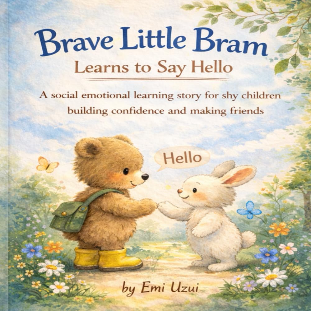 Brave Little Bram Learns to Say Hello: A Social Emotional Learning Story for Shy Children Building Confidence and Making Friends