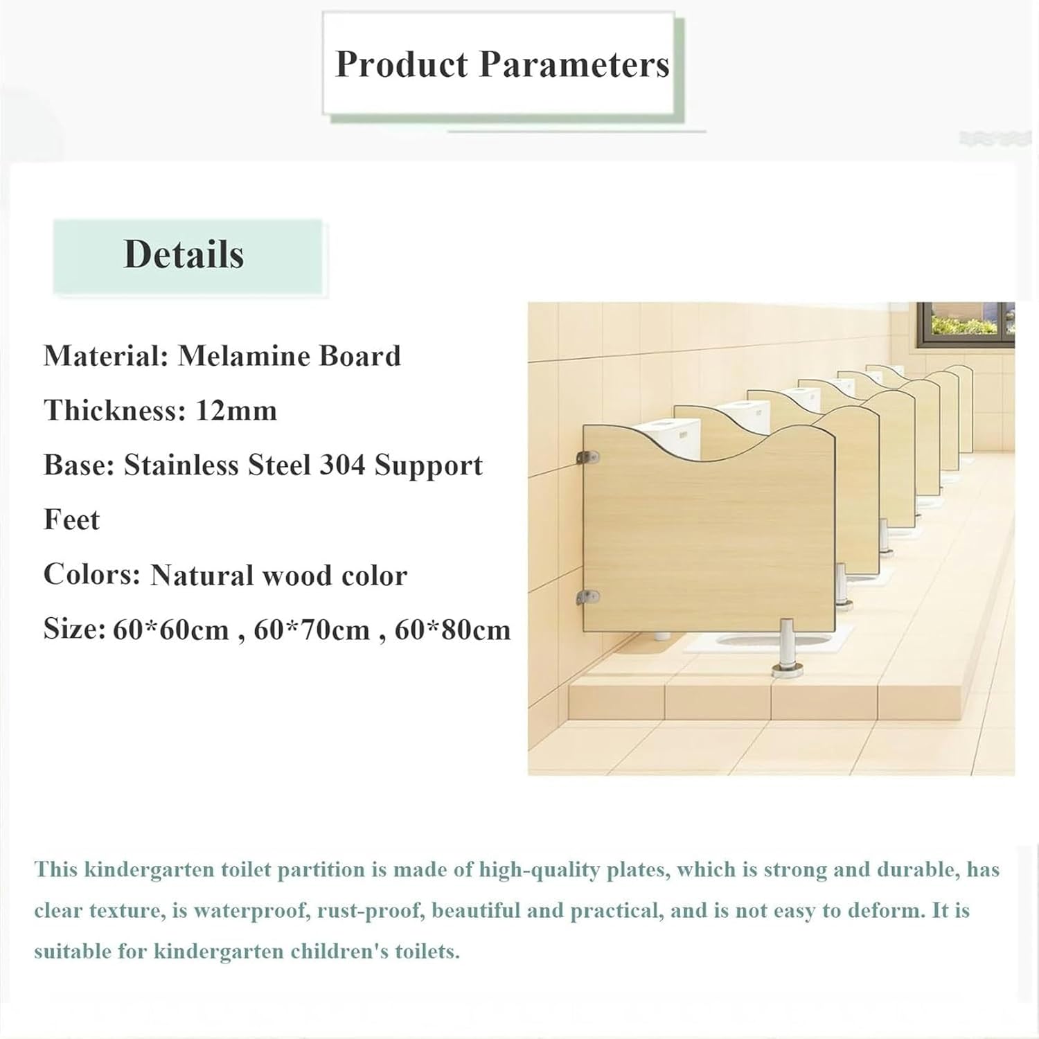 Childrens Urinal Screen Toilet Partition,Urinal Waterproof Board Wall Divider Partition,Floor-Mounted Toilet Protection Divider,Urinal Baffle Toilet Partition,Panel Urinal Privacy Screen,for Kinderga