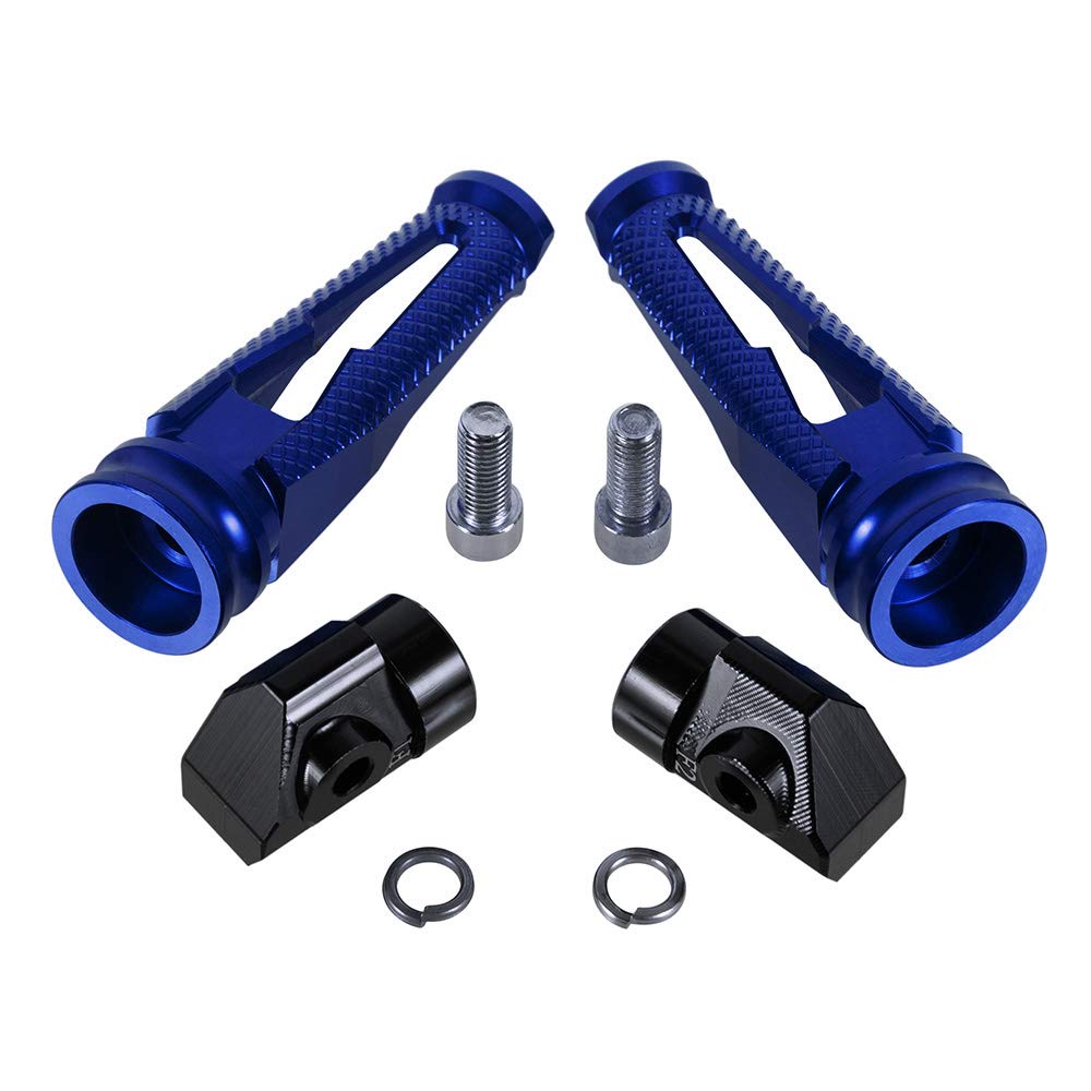 Per CB600F Hornet 2007-2013 per CBR600RR 2003-2016 Pedane posteriori per moto Accessori in alluminio CNC per CB1000R 2008-2018 (Blu)