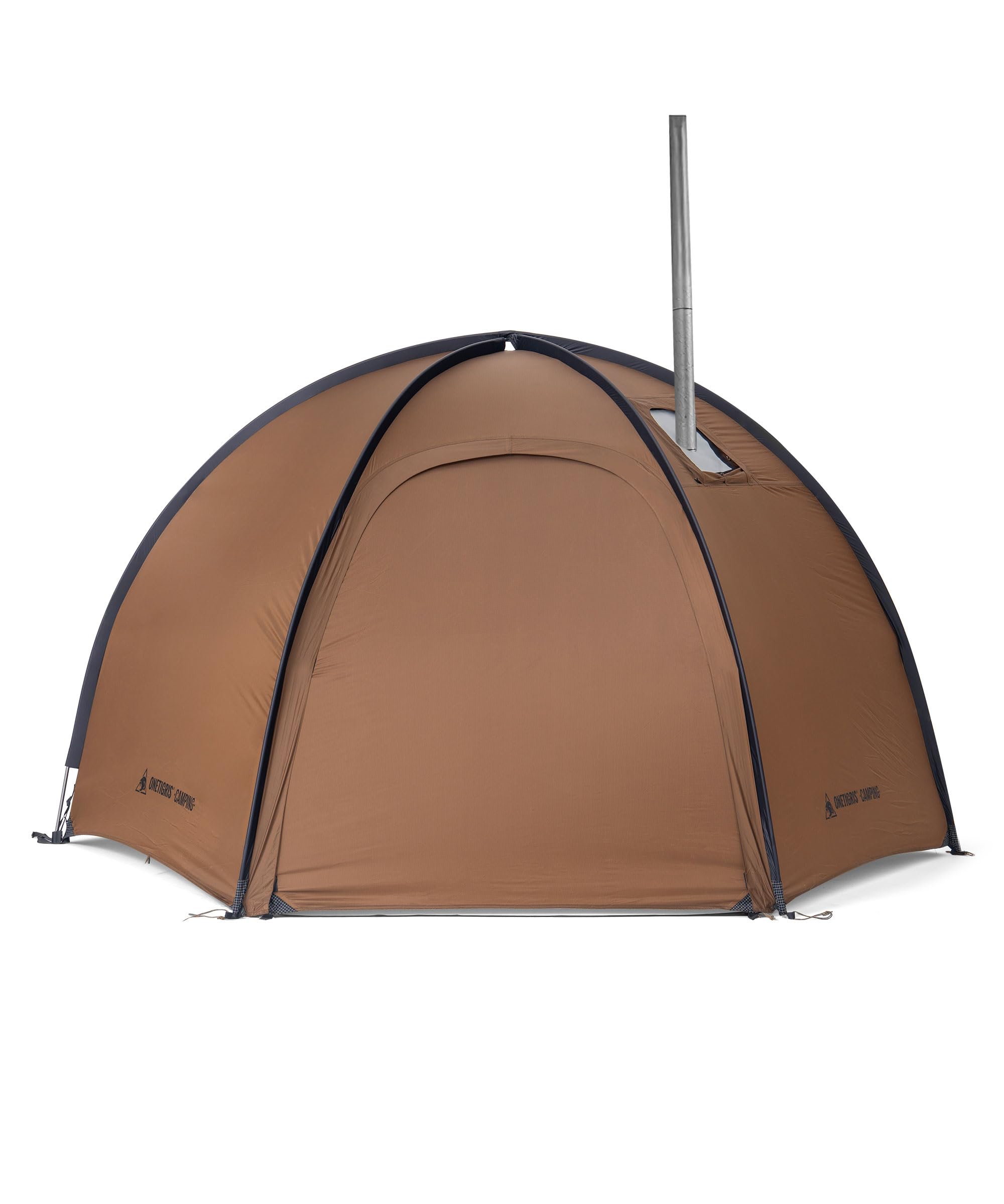 OneTigris Coco Nest Tente dôme avec ouverture pour cheminée, tente chaude avec moustiquaire intérieure pour 1 personne, tente de camping étanche 3000 mm, pour solocamping, randonnée et plein air