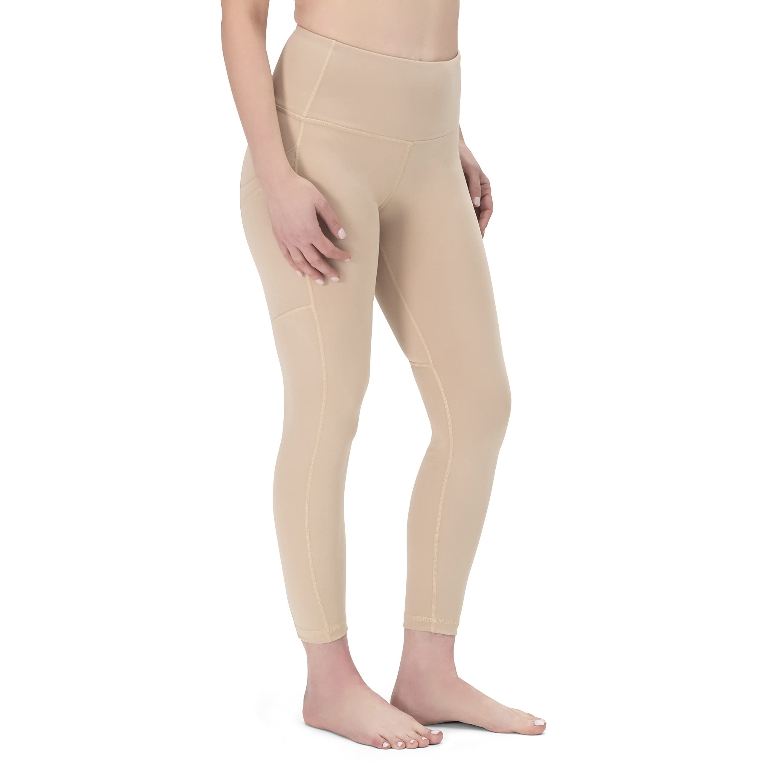 RockyHigh Waisted Yoga Leggings, Workout Running Activewear Tummy Control Leggings for Women - Capri & Full Length Pants