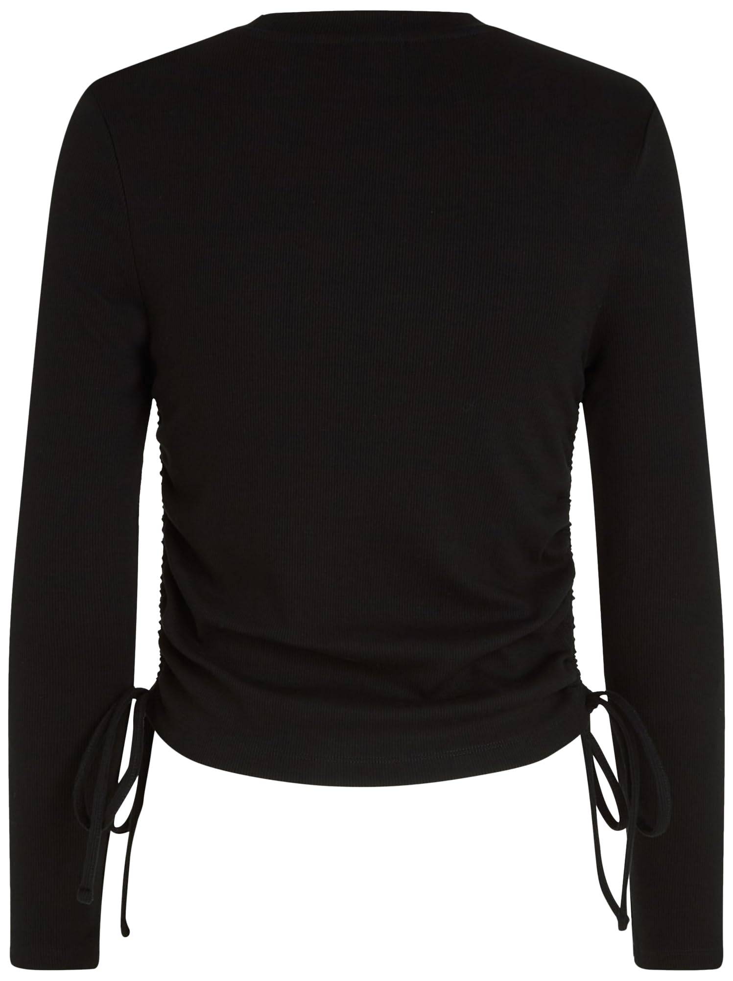 Karl Lagerfeld Jeans Damen Ruched Ribbed Top
