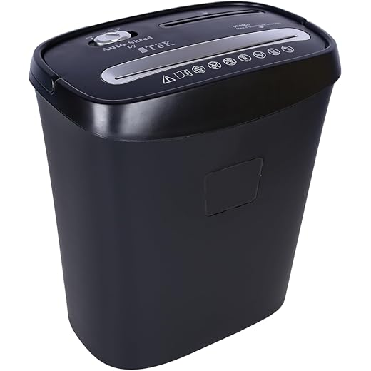 STK 8 Sheet Cross Cut Shredder 15L