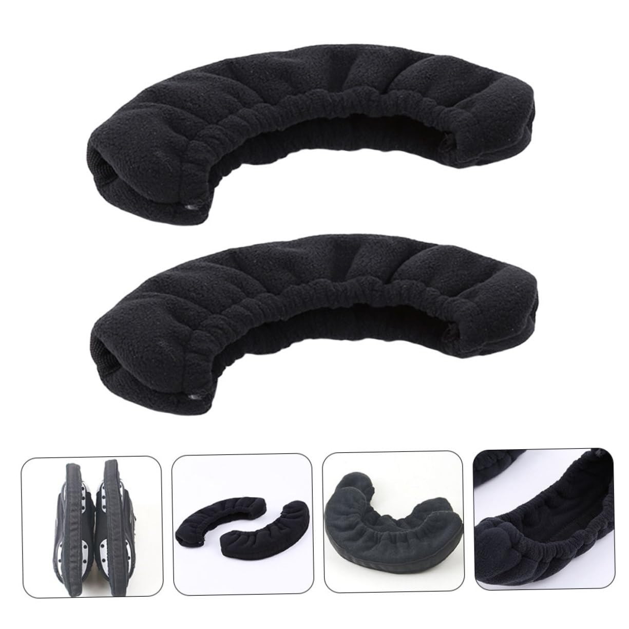 BESTonZON Copertura per Ghiaccio con Protezione per Lame Microfibra per Scarpe Pattinaggio per Pattinatori e Giocatori Hockey