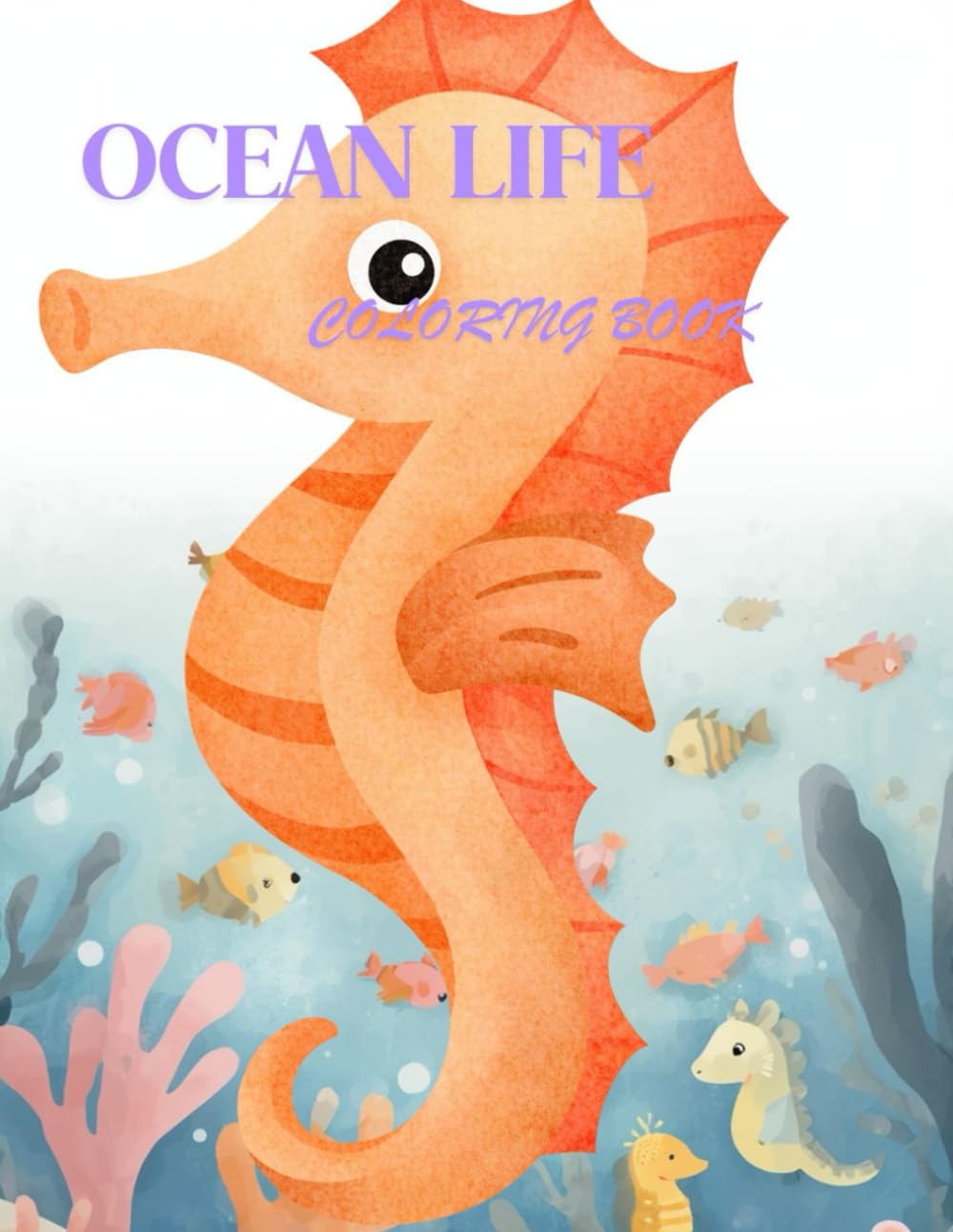 OCEAN LIFE- coloring book