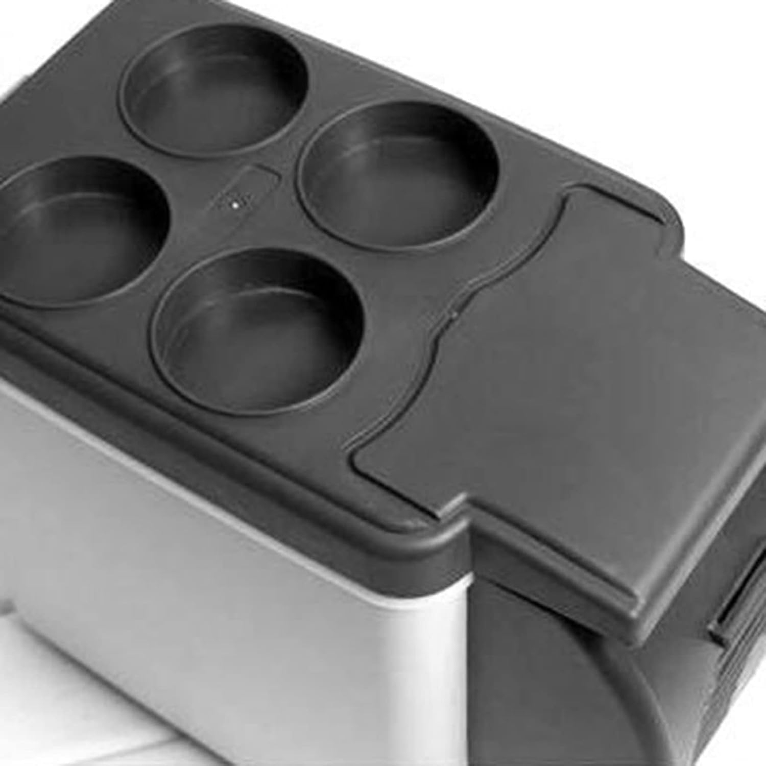 Mini refrigerador, refrigerador pequeño, mini refrigerador para automóvil, refrigerador de bebidas de doble uso, calentador, congelador portátil de ABS para viajes al aire libre