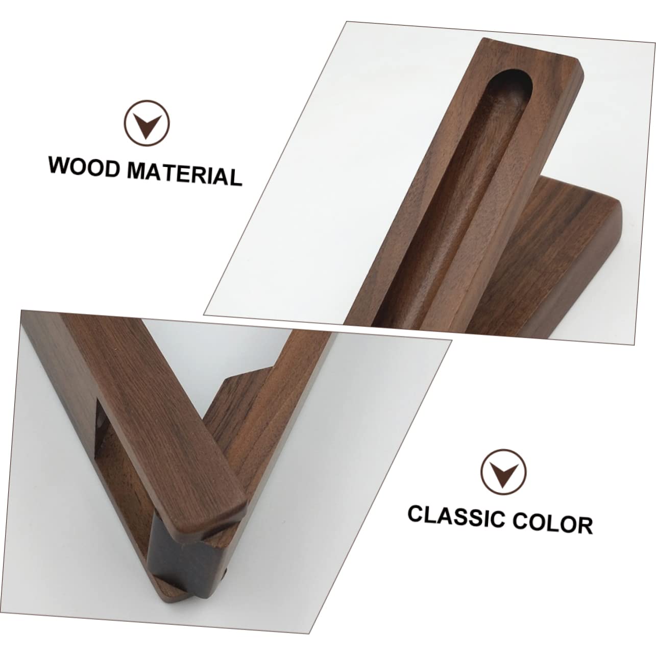 STOBOK Estuche Compacto De Madera Organizador De Papelería para Estudiantes y Artistas