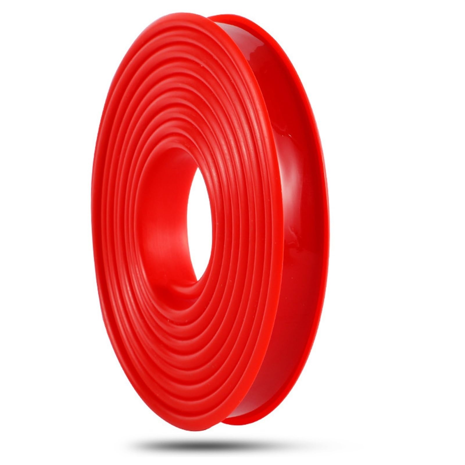 Ctrsm Red U-Shape Furniture Edge Banding， 16.4Ft Self Adhesive Tpe Veneer Edging, Flexible Furniture Edge Protector Edge Banding Rubber Furniture Edge Trim For Furniture Restoration(,15Mm)