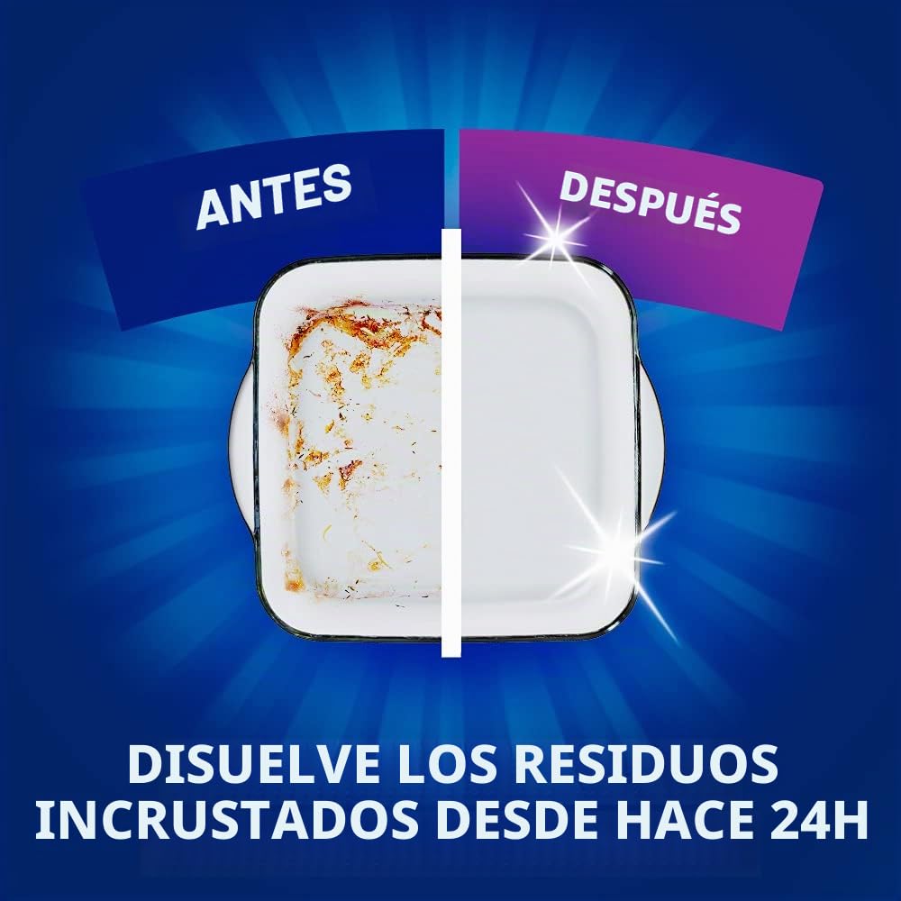Finish Gel líquido para lavavajillas Powergel, multiusos, desengrasante, fresco, 360 lavados, 12 paquetes para 30 lavados.