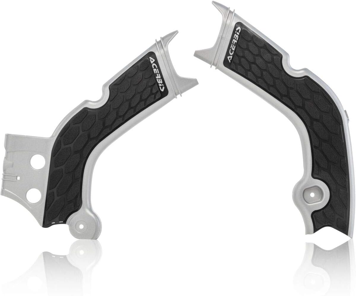 Acerbis X-Grip Frame Guard (SILVER/BLACK) For 19-20 HONDA CRF450R
