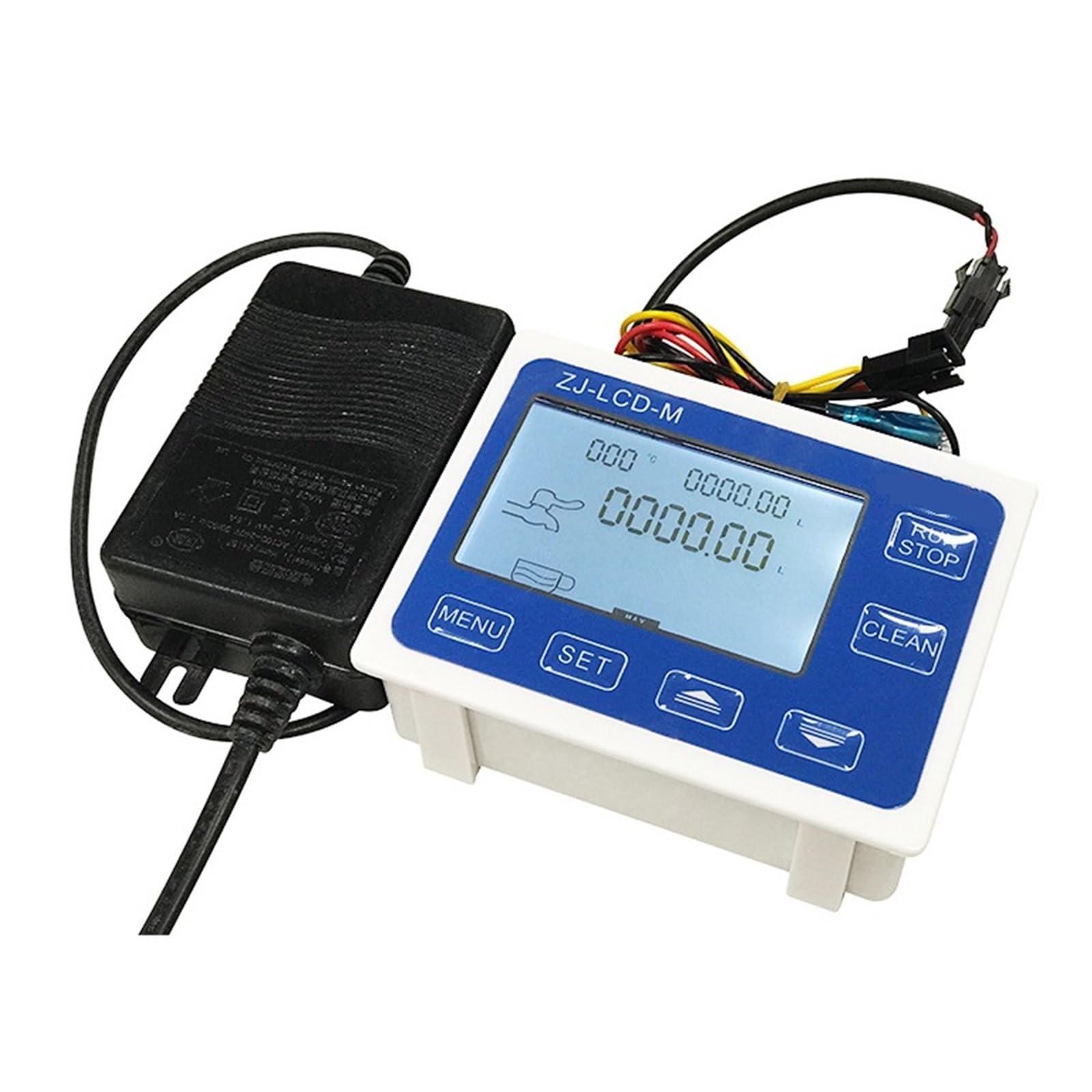 Medidor De Flujo Con Pantalla LCD + Sensor 1/2" + Válvula Solenoide Peso Ligero Rendimiento Estable