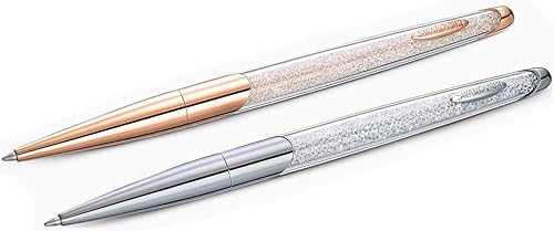 Swarovski Crystalline Nova - Juego de bolígrafos dorados, plateados, talla única