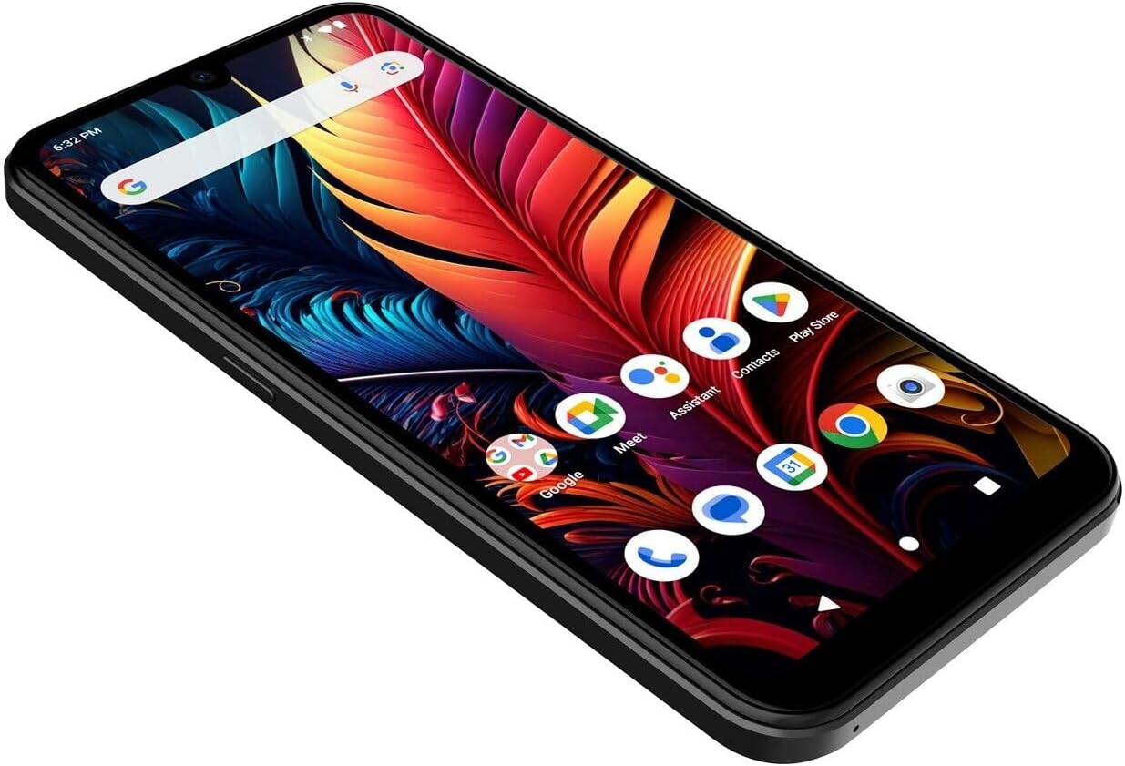 Dialn G65 32GB Unlocked Cell Phones, Smartphone, 6.5" Screen Mobile Phone, 4000mAh Battery, 8MP Rear Camera 4G Dual SIM Slots Android 13-Black