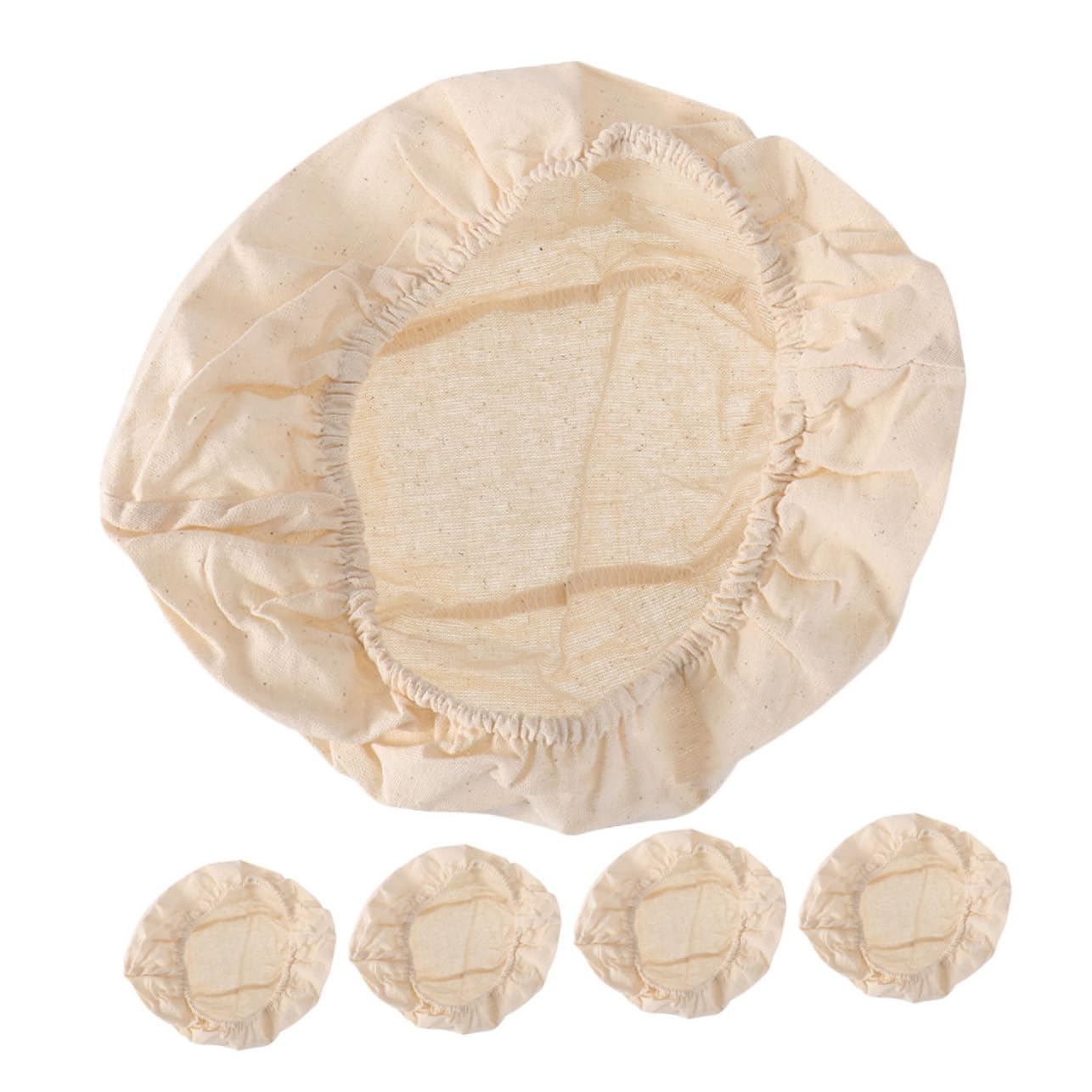 TOPBATHY 25 Teiliges Brotgärkörbchen Set Körbe Backkorbeinlagen Brotkorb Stoffbezug Teig Brot Backeinlage Backzubehör Sauerteigbrot Schüsselabdeckungen Küchenutensilientuch