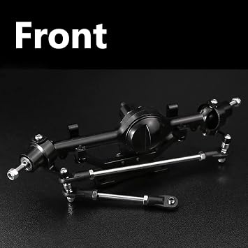 Aluminum Alloy Front Rear Complete Portal Axle CNC Machined for 1:10 RC Crawler for for RC4WD D90 for Yota II Upgrade Parts Modification Accessories (Color : Both)