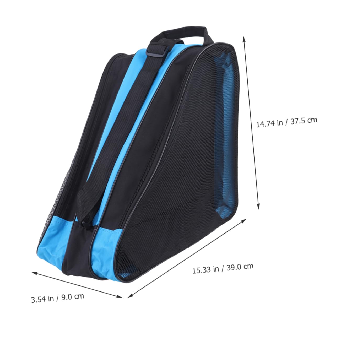Kisangel à roulettes pour Enfants De Sport Accessoires De Patinage sur Glace Chaussures De Patinage à Main Chaussures De Skate De Patins à Glace Tissu Oxford Blue