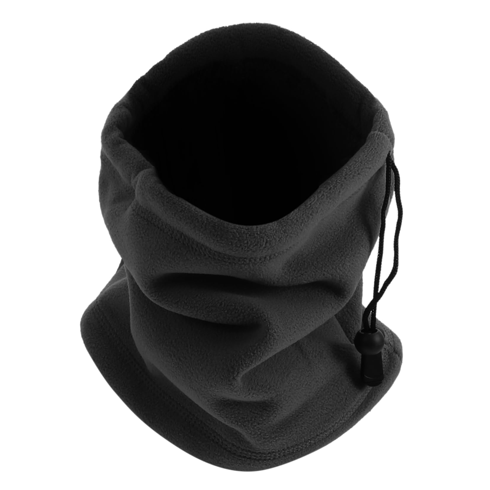 NOLITOY 1pc Drawstring Neck Gaiter Warm Neck Protector Winter Versatile Neck Cover Lightweight Breathable Wind Cold One-piece Molding Drawstring Adjustment
