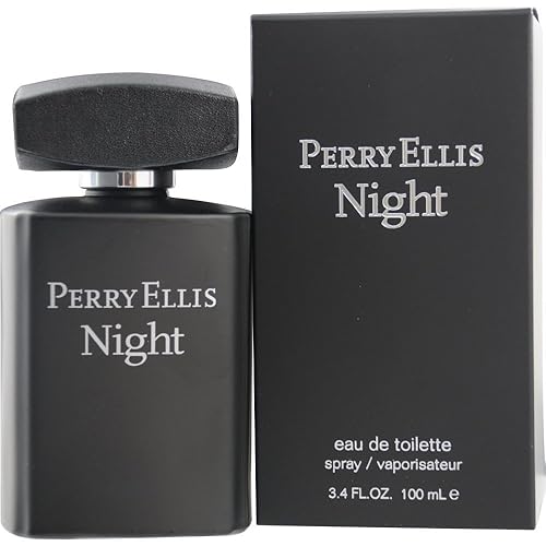 Perry Ellis Night By Perry Ellis - Aerosol Eau-de-toillete para hombre, 3.4 onzas
