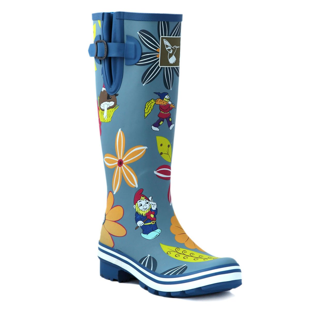 Rain Boots For Women Waterproof Boots Garden Shoes Outdoor Use with Comfortable Insole Knee High Rubber Rain Boot Gumboots Rain Footwear Wellies