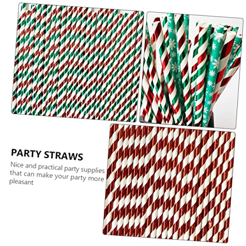 150 pitillos desechables para fiestas navideñas miniatura 4
