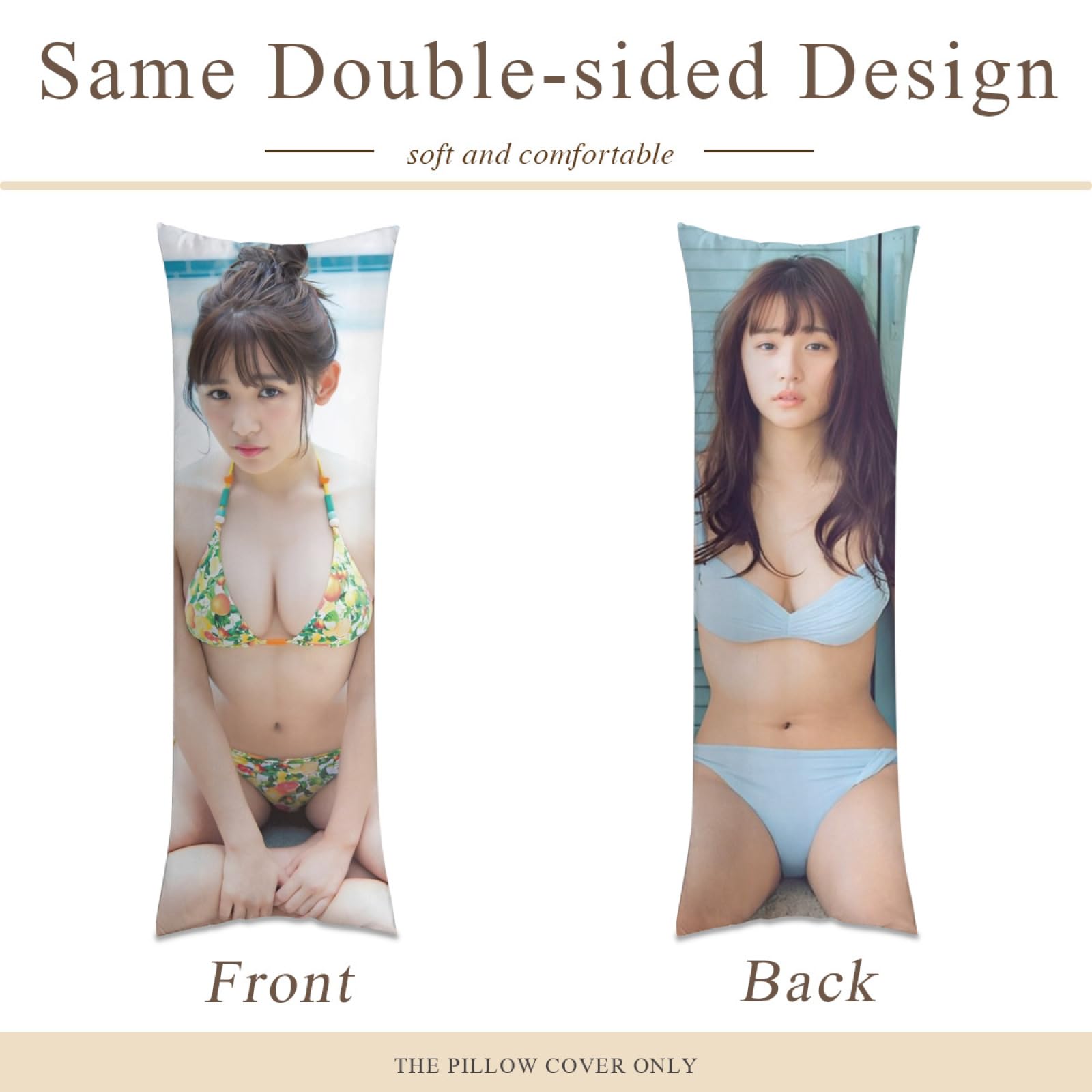 浅川梨奈　抱き枕カバー 未使用に近い】浅川梨奈/抱き枕カバー/90cm×45cm/2wayトリコットの落札