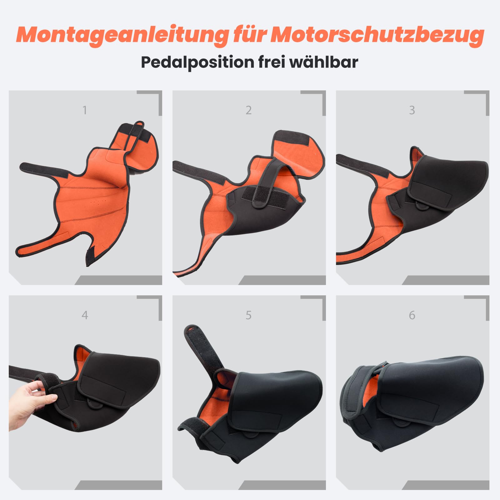 Lot de 3 protections de transport pour vélo électrique - Pour guidon de