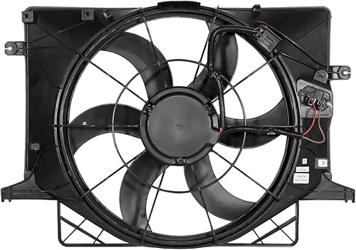 Miniatura 1 de DNA MOTORING OEM-RF-0018 Conjunto de ventilador de refrigeración de radiador estilo fábrica Eficiencia de enfriamiento Reemplazo directo mejorado