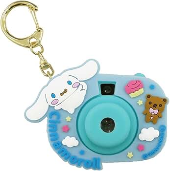 シナモンロール　カメラライトスコープキーホルダー（ミニチュアトイ） リアルキッズカメラ シナモロール トイザらス限定 | おもちゃ