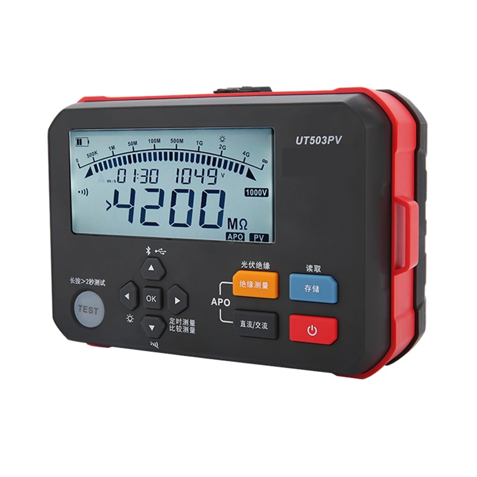 UT503PV Tester Di Resistenza Di Isolamento Misuratore Di Corrente Di Cortocircuito Fotovoltaico Misuratore Di Ohm Misuratore Di Pannelli Fotovoltaici Multitester