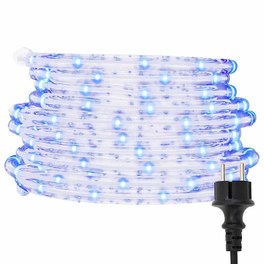 vidaXL Lichtschlauch 1200 LEDs Lichterschlauch Lichterkette LED-Streifen Außen Innen Party Deko Weihnachtsbeleuchtung Weihnachtsdeko Kaltweiß 50m PVC