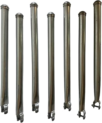 1-5/8" Outside Diameter Pipe Post Extension - Install onto 1-3/8" Top Rail Only - Made in America Set of 9