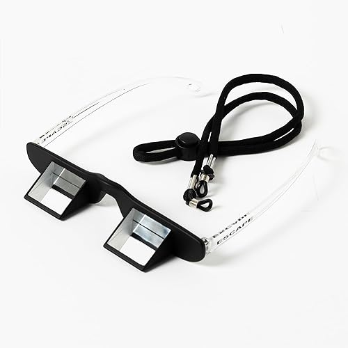 Belay - Gafas para escalada en roca, cómodas y duraderas, ayuda de visión amigable para el cuello para escaladores de roca, óptica cómoda para