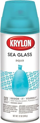 Miniatura 8 de Krylon K09058007 - Pintura en aerosol para vidrio de mar aciano 12 onzas