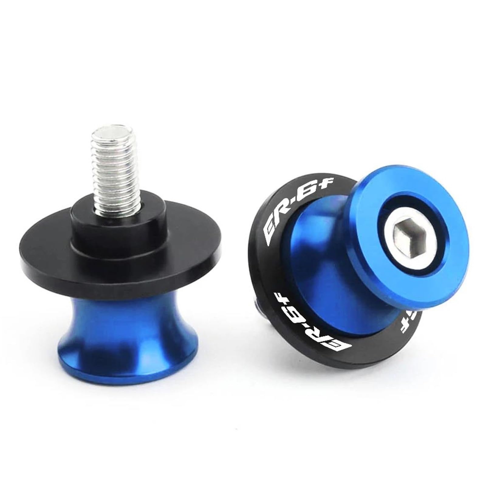 Vis de support bras oscillant 10mm boulon moto Kawasaki ER6N ER6F bleu
