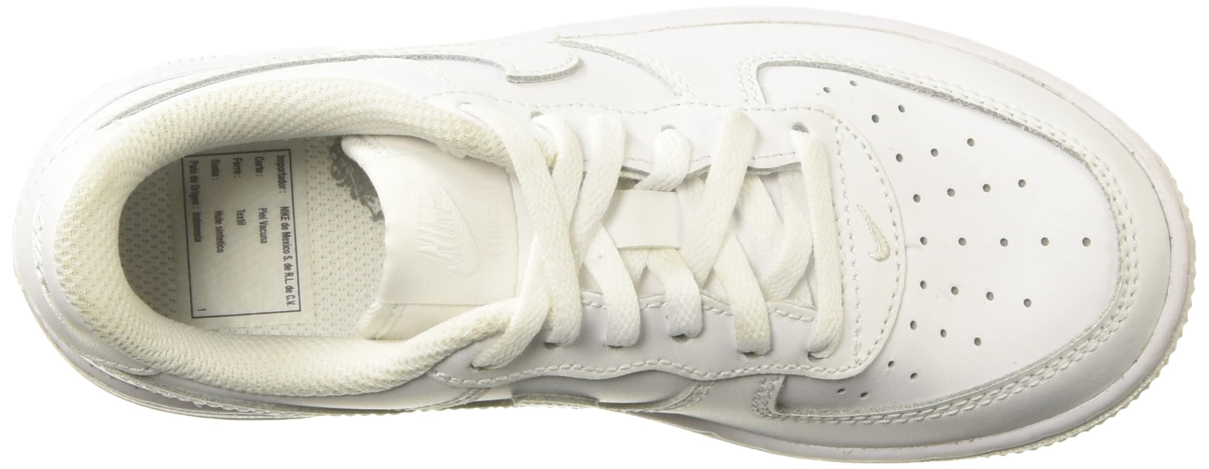 Nike Jungen Force 1 Le (PS) - Zapatillas de Baloncesto, Blanco, 36.5 EU