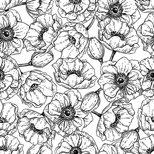 Fotomurale autoadhesivo impermeable Magic-Stick jardín floral lavable para pared 3