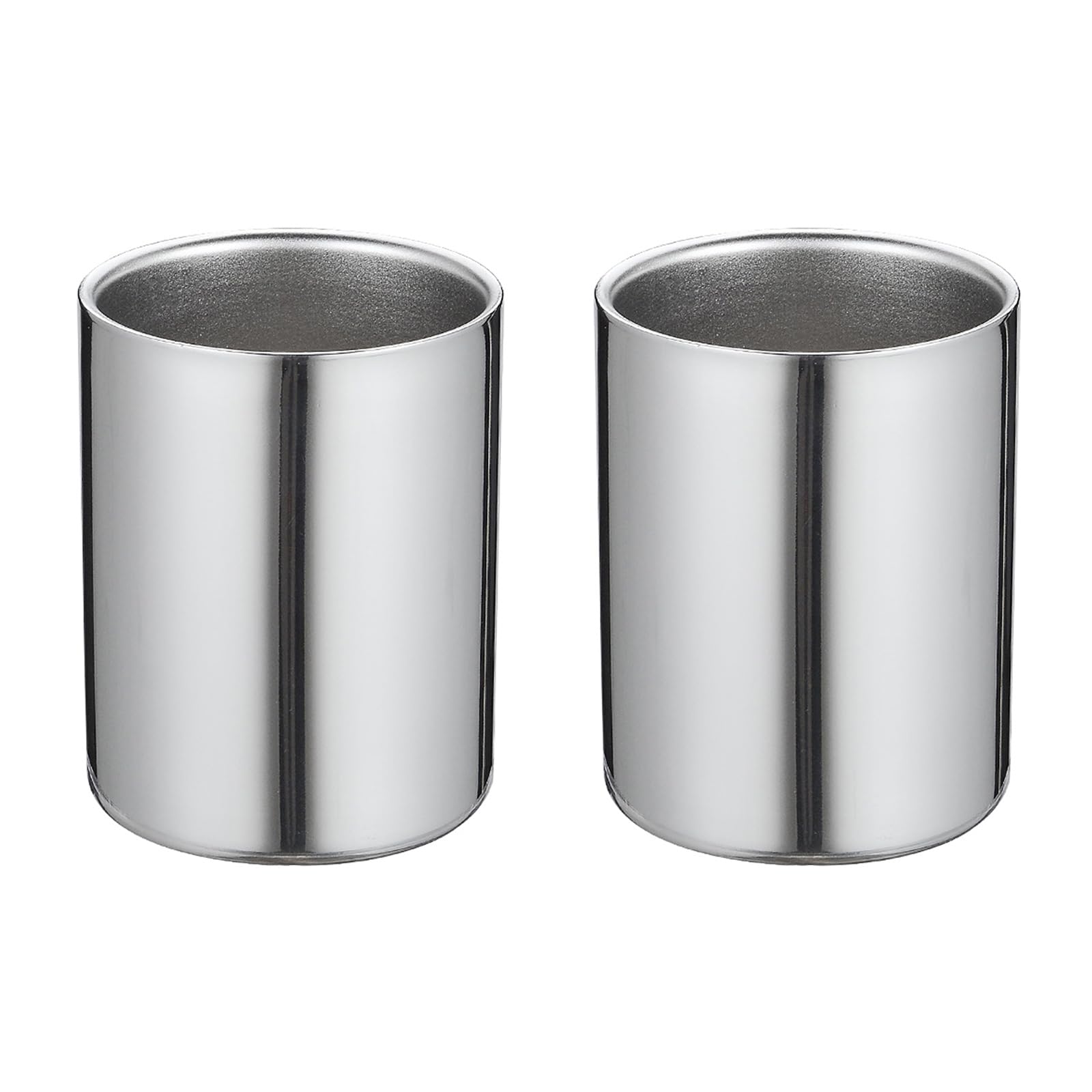 Kalttoy 500Ml 2Pcs Stainless Steel Toothbrush Holder Cup Travel Toothbrush Cups For Guests Bathroom Outdoor Camping Accessories Stainless Steel Travel Cup